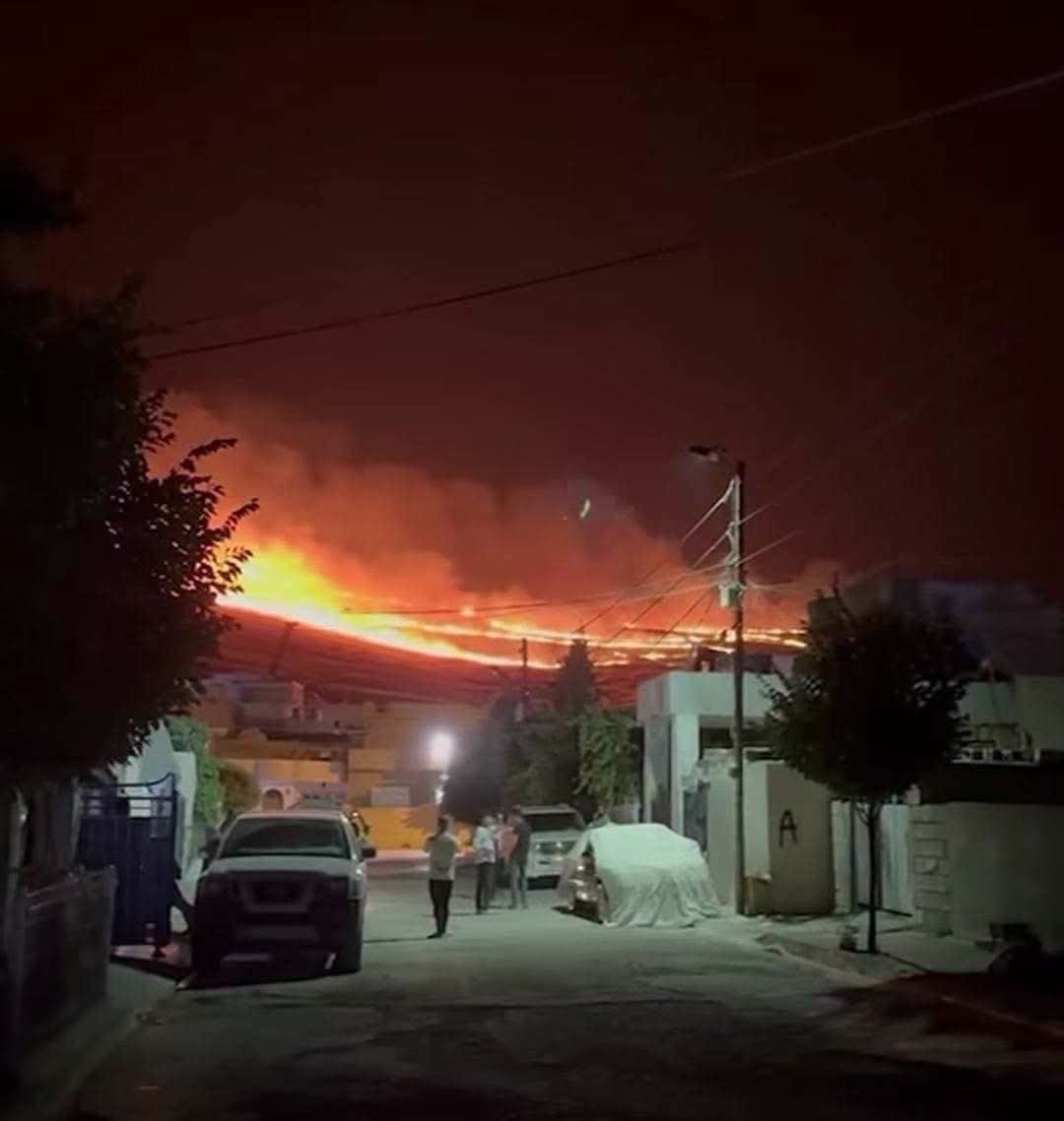 گزارشهایی از آتشسوزی در پایگاههای مخالفان ایران در سلیمانیه گزارشهایی از آتشسوزی در پایگاههای مخالفان ایران در سلیمانیه