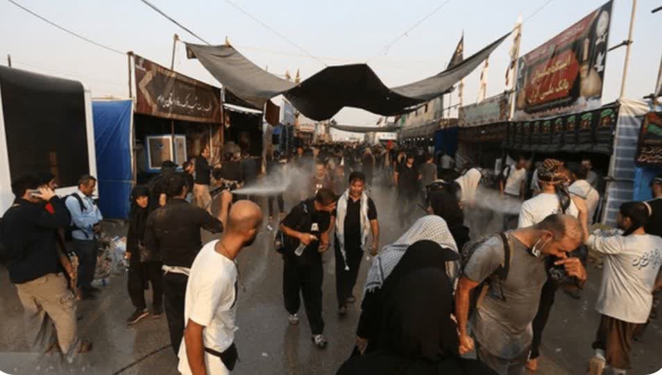 استقرار ۲۵۰ مرکز درمانی در مسیر نجف تا کربلا استقرار ۲۵۰ مرکز درمانی در مسیر نجف تا کربلا